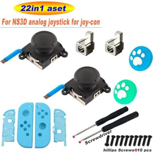 Joy Con Replacement 3D Analog Joystick Thumb Stick Controller Joycon Sensor Module Potentiometer Repair Tool For Nintendo Switch