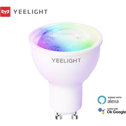Yeelight GU10 Smart LED Bulb W1 Colorful / warm white Light Lamp WIFI APP Voice Control For xiaomi APP mi home Google Assistant