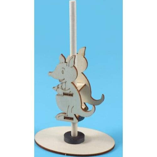 Creative Magnetic DIY Science Kit Wooden Handmade Science Steam Model Kids Early Development Educational Experiment Toy