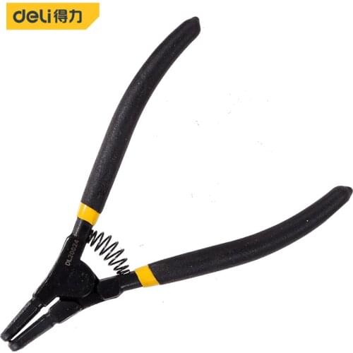 Deli no. 50 chrome vanadium steel external flex clamp clamp for hole retainer clamp clamp for shaft spring clamp 7 inches
