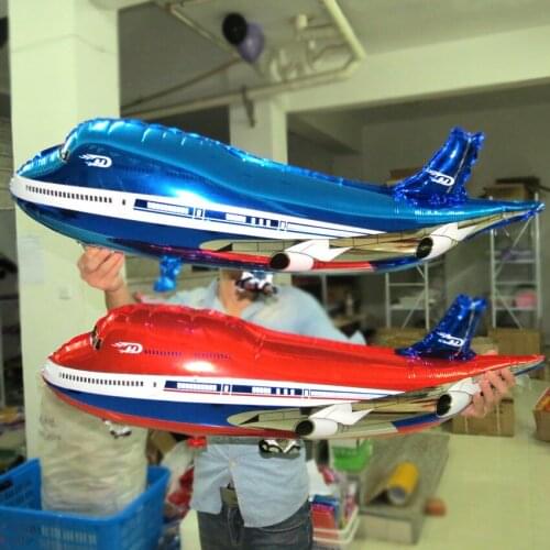 2pcs/lot 82*42cm Aircraft foil balloon Wedding Decoration Balloons Helium Balls Birthday Holiday Party Decor Kid Toy