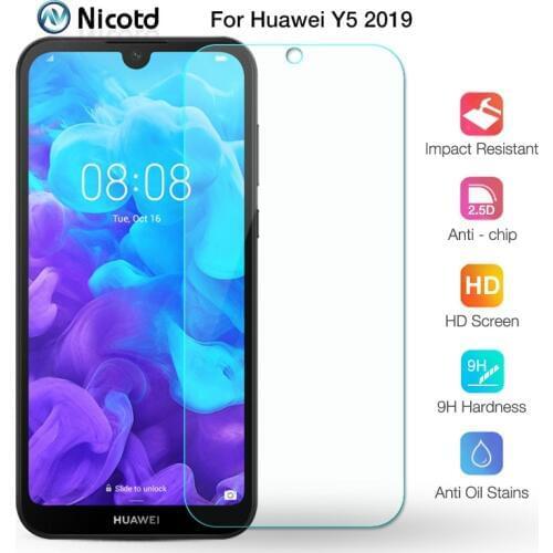 For Huawei Y5 2019 Tempered Glass on Y5 2019 Screen Protective Glass on for huawei Y5 2019 AMN-LX9, AMN-LX1, AMN-LX2, AMN-LX3