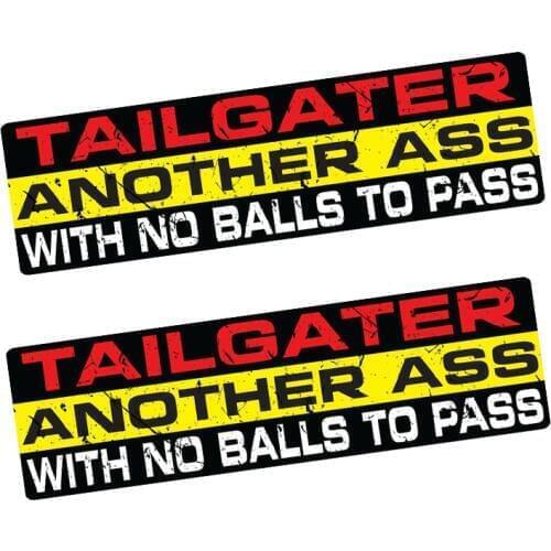 Yellow Warning Car Sticker Wall Door PVC Tuning Waterproof Automobiles Stylish Wrap Creative Window Glass Decals