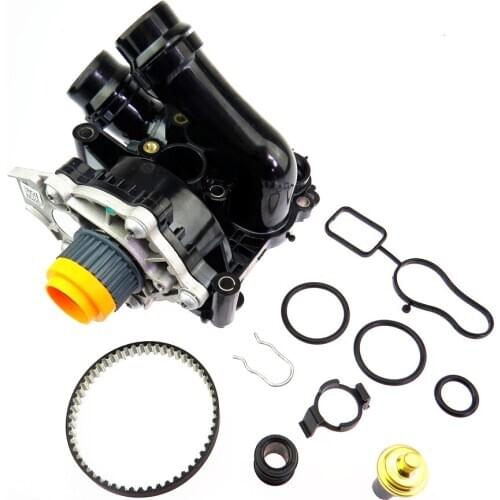 1.8T 2.0T EA888 Cooling Water Pump Assembly Thermostat Belt Clip Kit for Golf Passat B6 CC Q5 06H121026 06H121142B 06H121605E