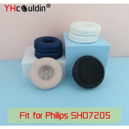 Earpads for Philips SHO7205 SHO7205BK/28 Headphones Ear Cushions Covers PU Ear Pad Replacement