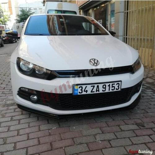 Scirocco Front Lip 2008 2017 Mk3/3.5 Basic Front Lip Gloss black