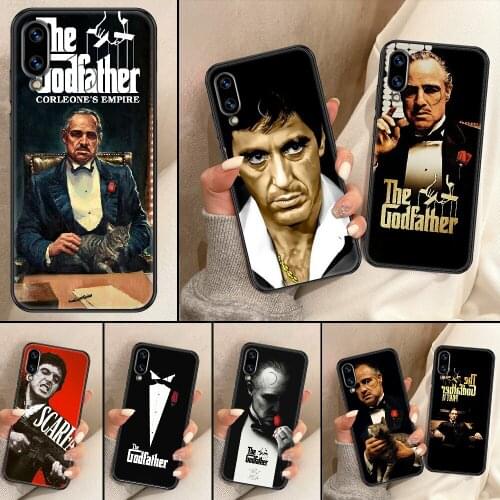 The Godfather Phone Case For Huawei Honor 6A 7A 7C 8A 8X 8 9 9X 10 10i 20 Lite Pro black fashion cell cover luxury hoesjes 3D