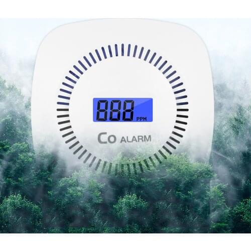 KKmoon Carbon Monoxide Detector Sensor Monitor LCD Digital Carbon Monoxide Alarm Meter High Precision CO Gas Tester Detector