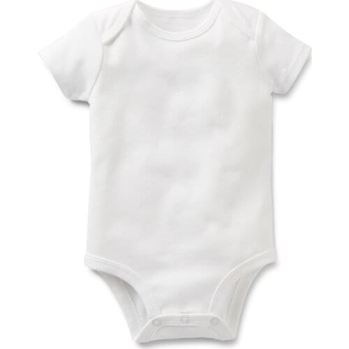 Summer Baby Unisex Baby Cotton One-Piece Rompers Bodysuits Short-Sleeve Bodysuit Baby Girls And Boys Summer Outfits