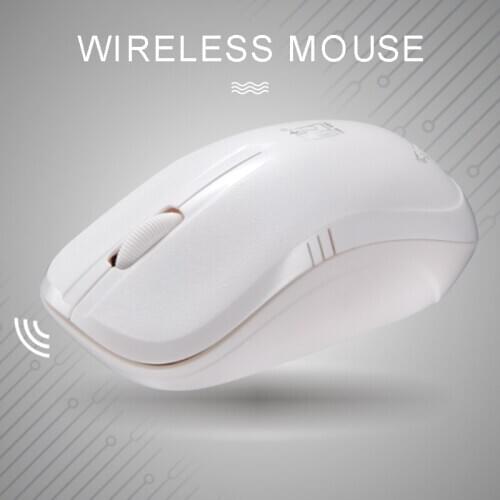 POHIKS 4 Buttons Office Business Mice 2.4GHz Wireless Working Mouse 1600DPI With USB Receiver for PC Laptop Parts