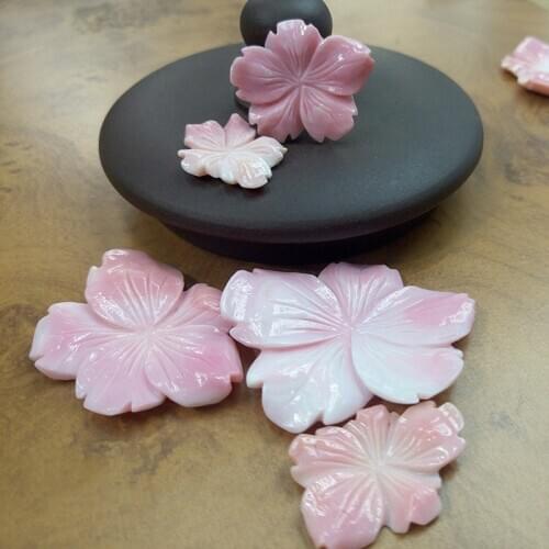 Natural shell queen shell 20-40mm large sculpture free flower jewelry making DIY necklace earrings hairpin jewelry accessories