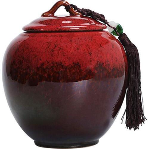 Funeral Urn for Adult Ashes Human Large and Medium Memorial Urns Ceramics Keepsake Burial Urn at Home or Cemetery or Niche