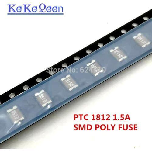 100Pcs/Lot 1812L150 1.5A 8V SMD POLY FUSE Resettable PTCs Fast response Recoverable fuse LF150