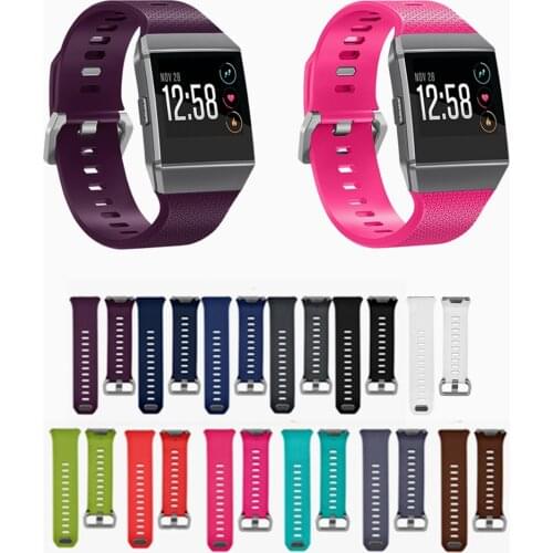 Smart Watch Band For Fitbit ionic Strap Sport Tracker Silicone Band For Fitbit ionic Smartwatch Bracelet Replacement Watch Strap