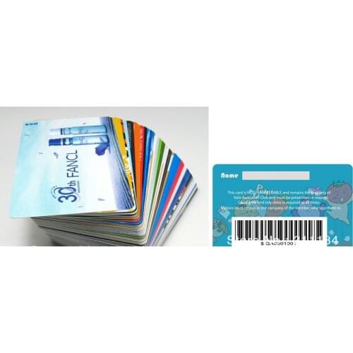 Barcode pvc plastic card / plastic business card printing / pvc card printing(factory price)