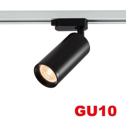 7W 10W LED Track Light GU10 Rail Spotlights Lamp Leds Tracking Fixture Spot Lights Bulb for Store Shop Showroom Adjustable lamp
