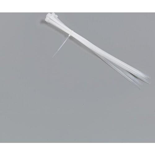 10x300 white color nylon cable zip ties self locking cable tie,zip wire tie plastic tie