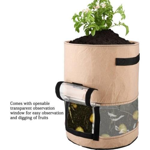 7/10 Gallon Gardening Supplies New Plant Bags 180g Corrosion Resistant Carrots Sunrooms Green Planting Potatoes Grow Planter