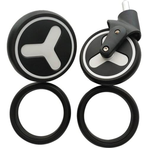 Yoya Plus Series Stroller Wheels Tyre Suitable Yoya Plus 2/3/4/Max/Pro Baby Car Accessories PU Trolley Tyre Covers
