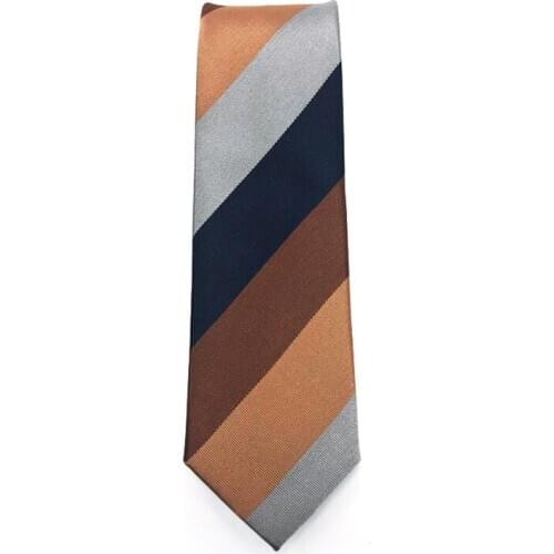 Brand New Fashion Formal Stripe 6CM Skinny Business Suit Tie For Men Gentleman Necktie Work Party Wedding With Gift Box