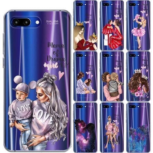 Baby Mom Girl Queen Soft TPU Case Cover For Huawei Honor 9 10 Lite View 20 8X 8C 7A Y5 Y6 II Y3 Y7 2017 Y9 2018 2019 NOVA 4 3 3I