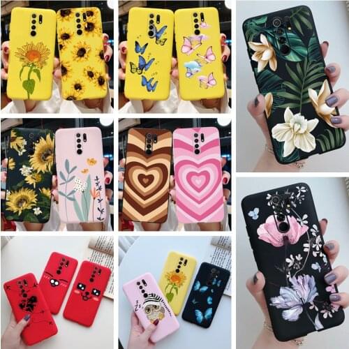 For Redmi 9 Case Soft Silicone Shockproof TPU Case on For Xiaomi Redmi 9 Redmi9 Phone Back Cover 6.53" Fundas For Redmi 9 Cases