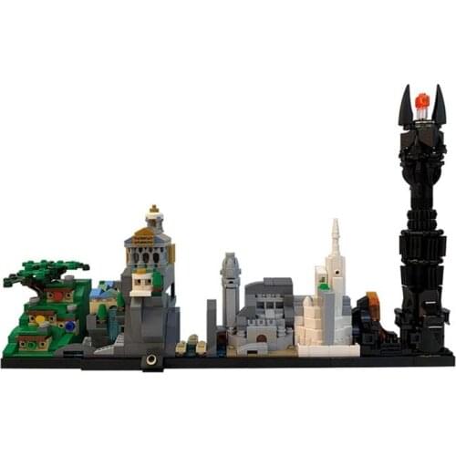 Spot MOC-20513 Magic Castles Movie Collection Castle Skyline Architecture Model Building Blocks Bricks DIY Toys for Children