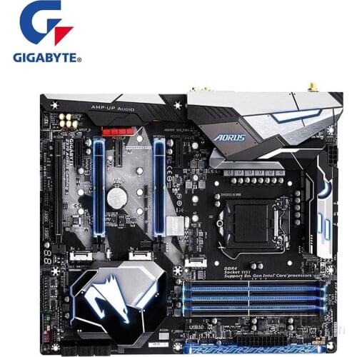 For Gigabyte GA Z370 AORUS Gaming WIFI Motherboard LGA 1151 Z370 Used Desktop Mainboard M.2 nvme PCI-E X16