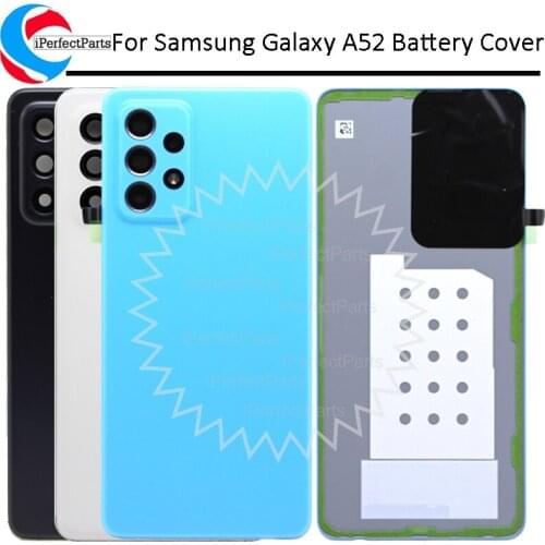 For Samsung Galaxy A52 A525 A525F SM-A525F/DS Housing Back Cover Case Rear Battery Door For Samsung A525 Housing Replacement