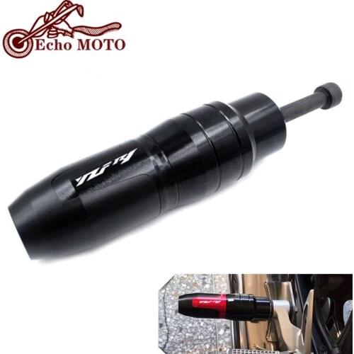 For Yamaha YZF-R1 YZFR1 YZF R1 R1M R1S YZF-R1M Motorcycle CNC Frame Crash Pads Exhaust Sliders Crash Protector With logo