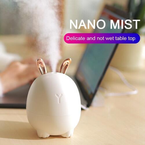 ELOOLE 320ML Humidifier Creative Portable Mini Silent Work Aromatherapy Humidifier Gift USB Nanometer Atomization Moisturizing