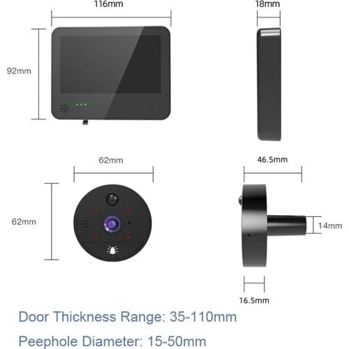 HAIMAITONG Door Eyes