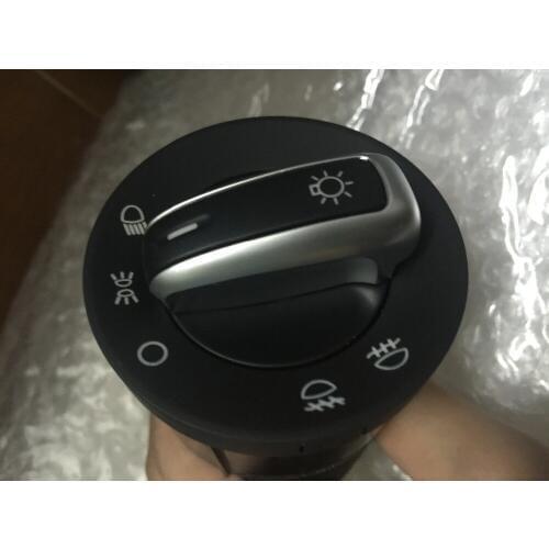 Chrome Headlight Fog Light Width Lamp Switch Control Fit VW Jetta MK4 Bora Golf GTI MK4 Passat 5 Beetle 1C0 941 531 1C0941531