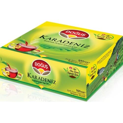 PERFECT WITH ITS WONDERFUL DRINK Dogus Black Sea Bergamot Flavored Strained Tea Bag FREE SHİPPİNG