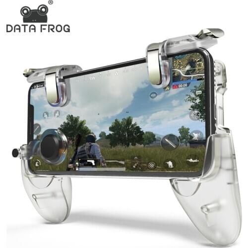 DATA FROG Game Controller Trigger For PUBG Target Button Gamepad L1 R1 Shooting Joystick For iPhone Android Phone Mobile Phone