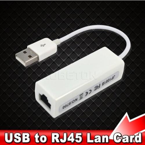 KEBETEME USB 2.0 To RJ45 High Speed Ethernet Network LAN Adapter Card 10/100 Adapter for PC/windows 7,Laptop,LAN Adapter