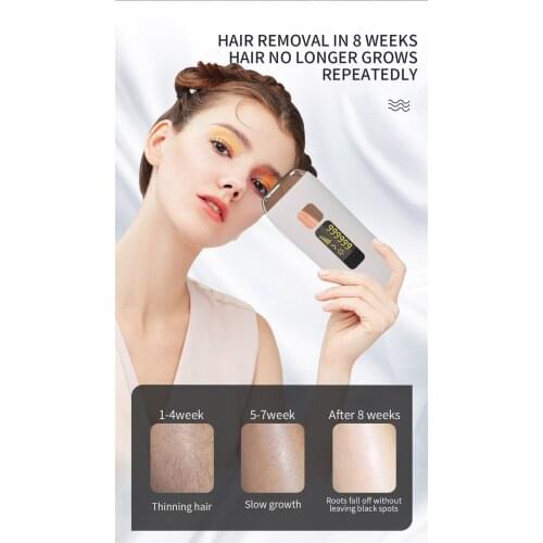 Laser Hair Removal Machine IPL Freezing Point Permanent Photoepilator Armpit Painless Profession Epilator LCD Display for Women