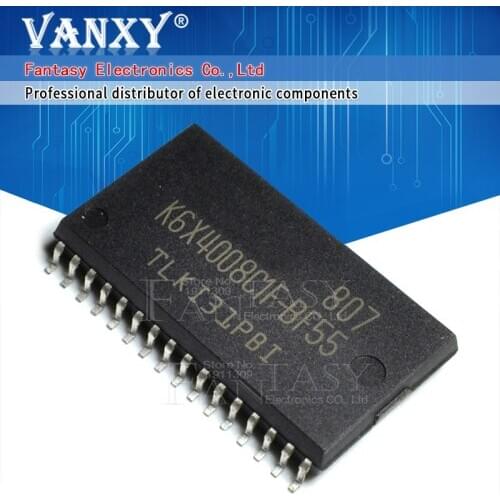 5pcs K6X4008C1F-BF55 SOP-32 K6X4008C1F BF55 TSOP-32 Memory chips 512Kx8 bit Low Power full CMOS Static RAM