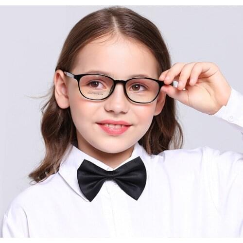 2020 New Blue Light Ray Glasses Children Girl TR90 Flexible Frame for Reading Computer TV Phone Glasses Myopia Optic Spectacle