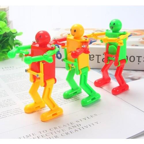 New hot-selling funny cute wind-up toy dancing butt twisting robot child baby early education educational doll gift for child