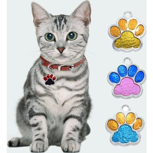 Personalized Pet Cat Dog ID Tag Collar Accessories Custom Engraved Necklace Supplies For Dog Tag Name Products