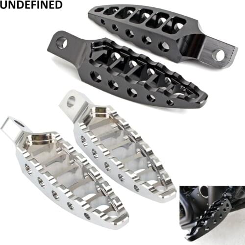 Motorcycle Black CNC 45 Degrees Male-Mount Footrests Foot Pegs For Harley Sportster 883 1200 Dyna Softail Touring 1993-2015 2016