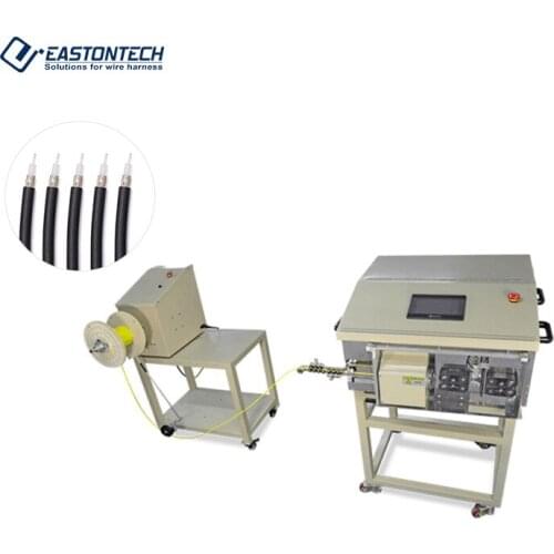 EW-06H Fully Automatic Electric cable coaxial wire stripping machine 1.0-5.5mm2