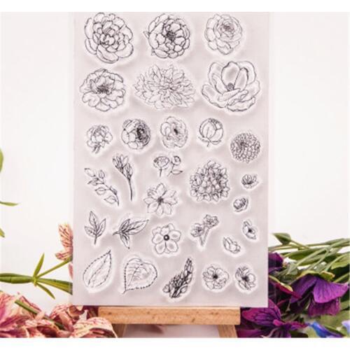 Hot Selling Flower List Clear stamp / Silicone Seal Flower Stamp DIY scrapbook album / Card production