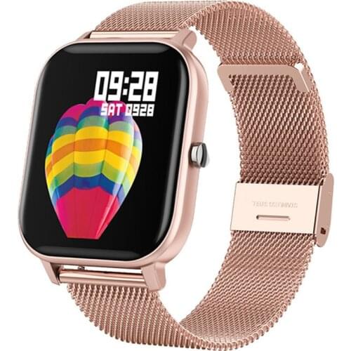 DT36/P8 Pro Smart Watch 2021 1.7 Inch Temperature Waterproof Full Touch Fitness Tracker Heart Rate Monitor Women Men Smartwatch