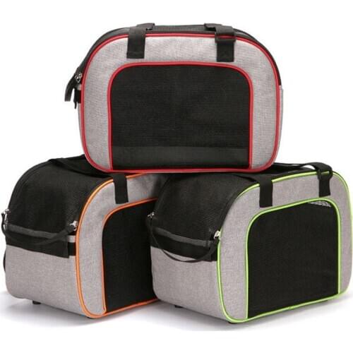 Airline Approved Shoulder Bag for Cats Dogs Oxford Travel Handag with Seperate Mat Puppy Yorkies Small Dog Carrier Transporter