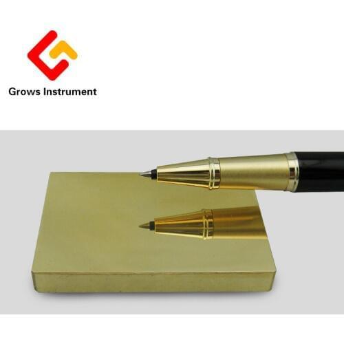 Rock hardness block of plastics