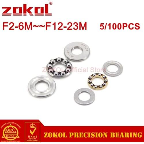 ZOKOL F8-16 M bearing F8-16M Miniature Thrust Ball Bearing 8*16*5mm