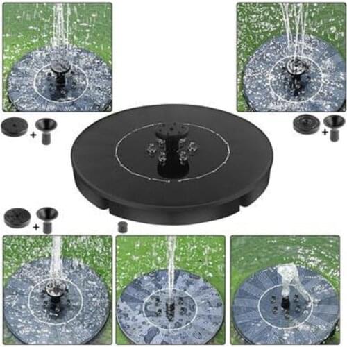 18CM New Solar Power Water Fountain Pump Bird Fountain Water Floating Fountain Pond Garden Patio Decor Lawn Light Decoration