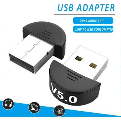 2020 new Bluetooth-compatible 5.0 stereo audio transmitter receiver USB dongle adapter can be connected to PC printer
